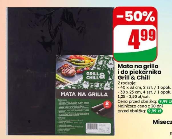 Mata na grilla i do piekarnika Grill & Chill 40x33 cm