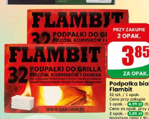 Podpałka biała Flambit