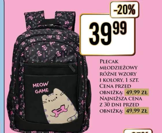 Plecak młodzieżowy