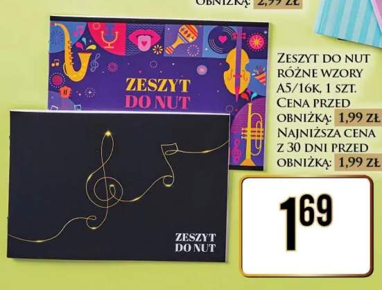 Zeszyt do nut A5