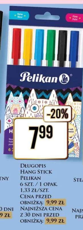 Długopis Pelikan Hang Stick 6-pak
