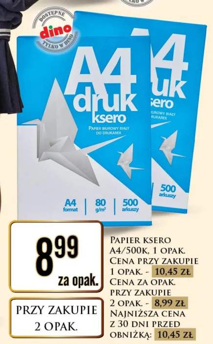 Papier ksero A4 500 arkuszy