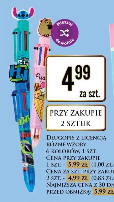 Długopis z licencją