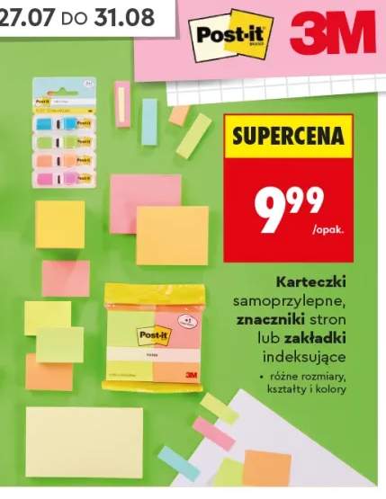 karteczki samoprzylepne