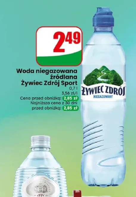 Woda niegazowana źródlana Żywiec Zdrój Sport