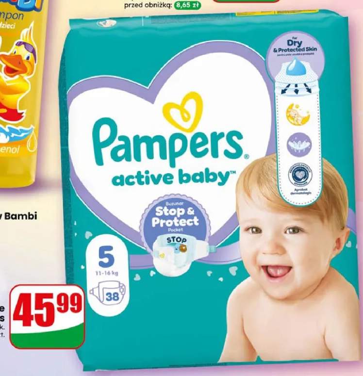 Pieluchy Pampers Active Baby