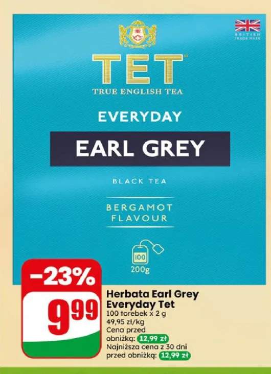 Herbata czarna Earl Grey Everyday Tet