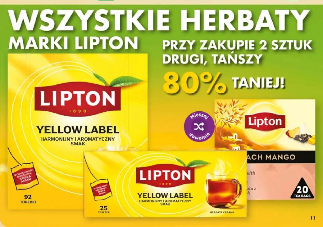 Herbata owocowa Lipton Peach Mango