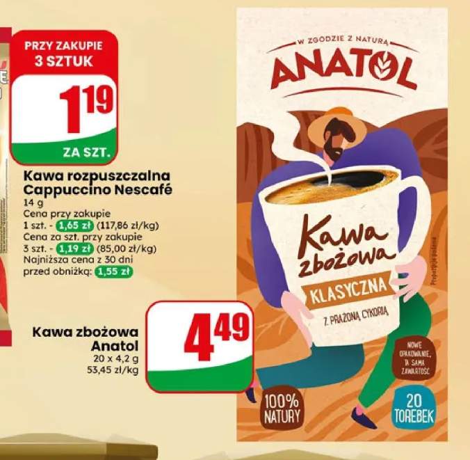 Kawa zbożowa Anatol klasyczna