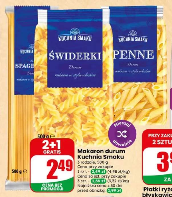 Makaron durum penne Kuchnia Smaku +2 warianty