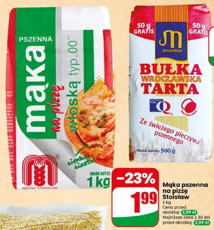 Mąka pszenna na pizzę włoską typ 00 Stoisław