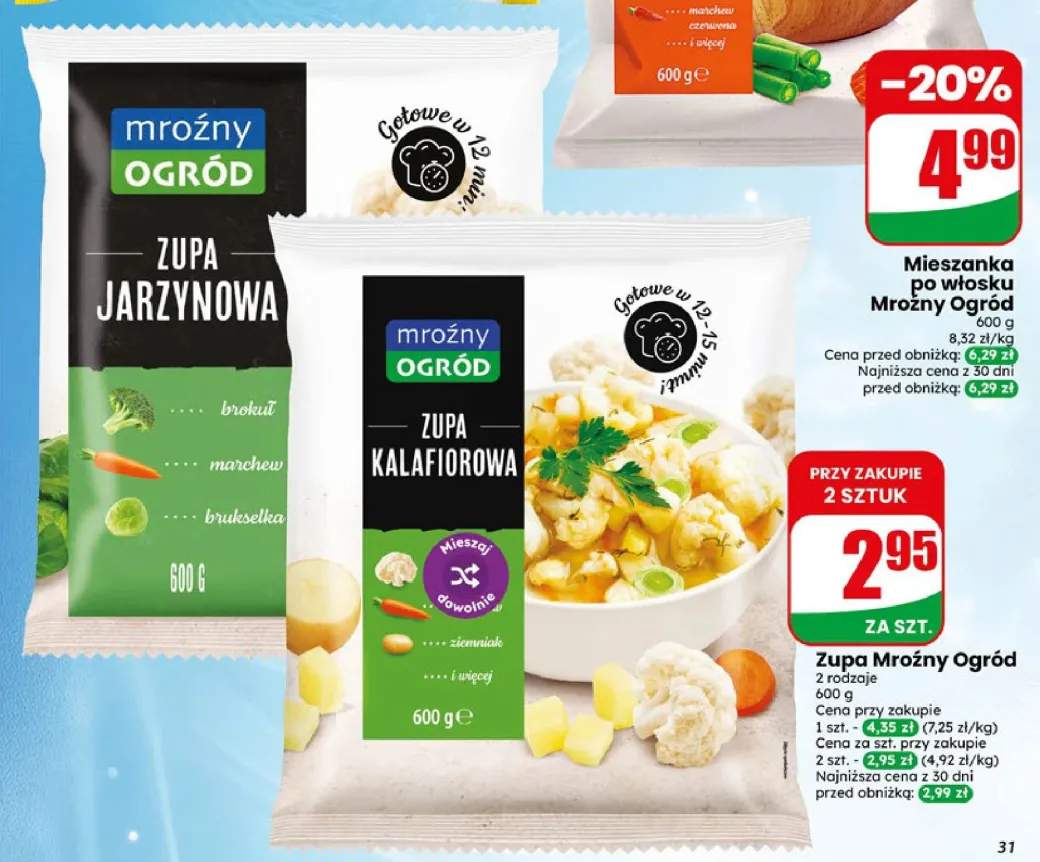 Zupa jarzynowa Mroźny Ogród