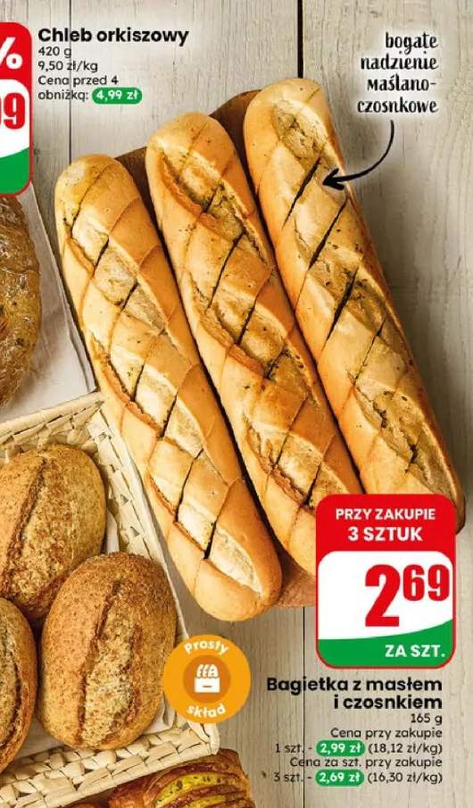 Bagietka z masłem i czosnkiem