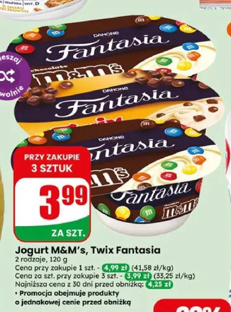 Jogurt Fantasia M&M's