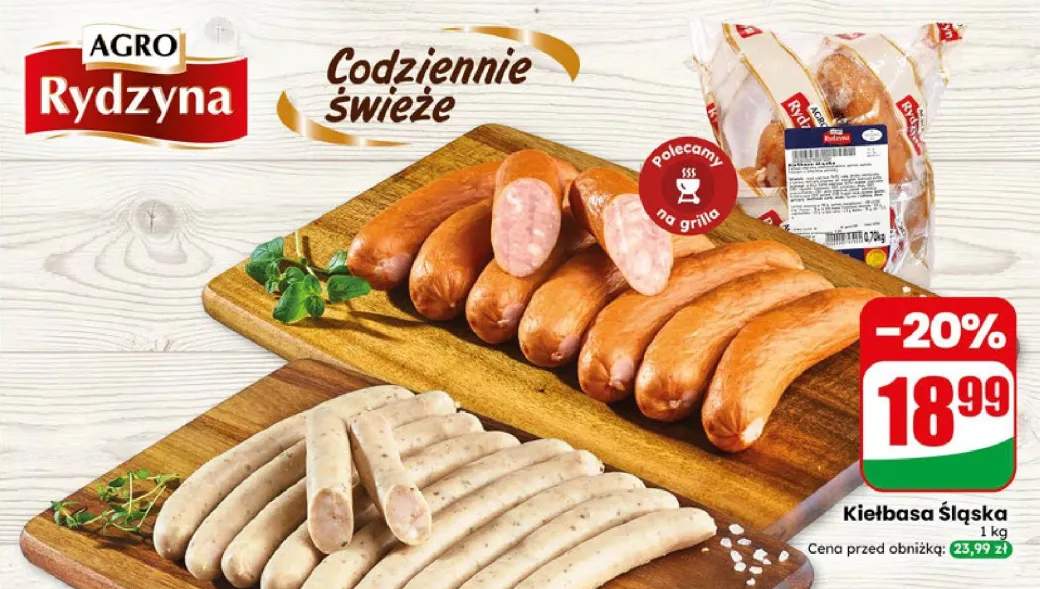 Kiełbasa Śląska Agro Rydzyna