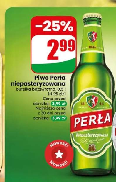 Piwo Perła Niepasteryzowana