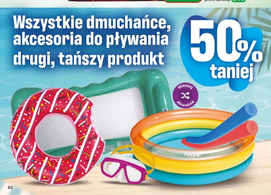 Wszystkie dmuchańce, akcesoria do pływania +4 warianty