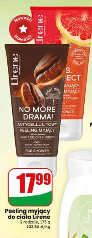 Peeling myjący do ciała Lirene No More Drama! +1 wariant
