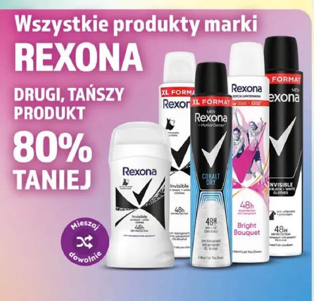 Produkty marki Rexona +4 warianty