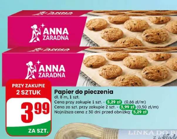 Papier do pieczenia Anna Zaradna dł. 8 m