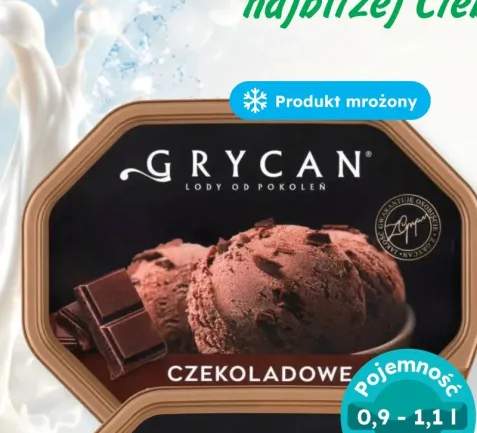 Lody Grycan czekoladowe 1,1l