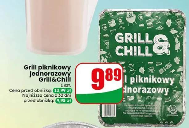 Grill piknikowy jednorazowy Grill&Chill