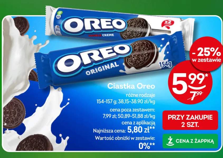 ciastka Oreo