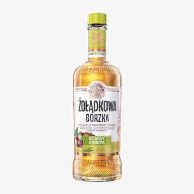 Likier Żołądkowa gorzka agrest z miętą 0,5l 25%