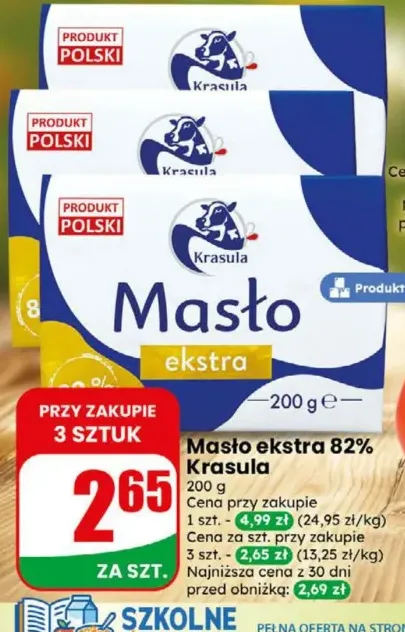 Masło ekstra Krasula 82%