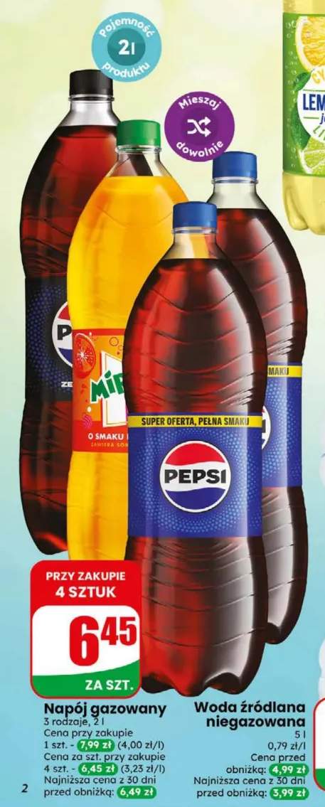 Napój gazowany Mirinda +2 warianty