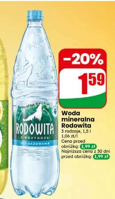 Woda mineralna Rodowita
