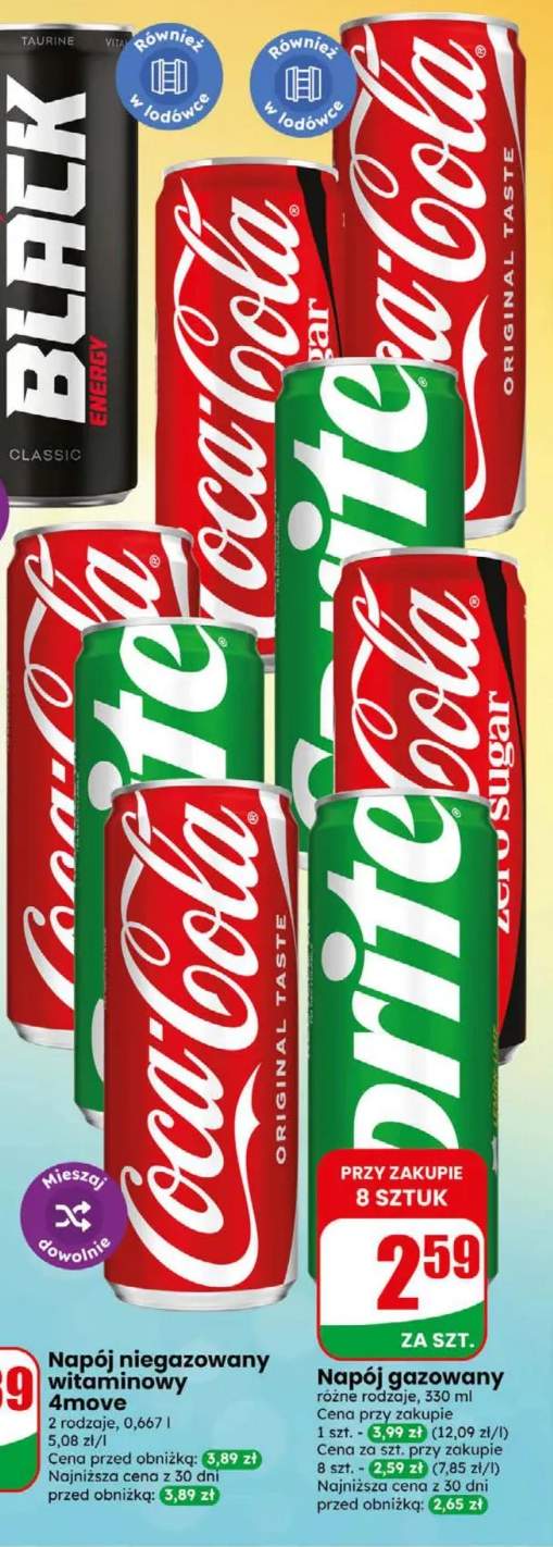 Napój gazowany Coca-Cola Original Taste +3 warianty