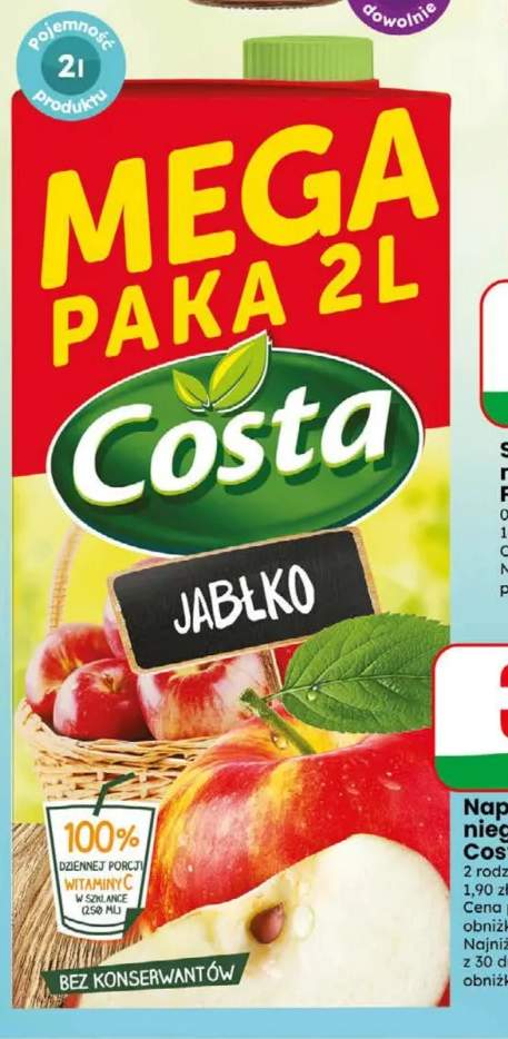Napój niegazowany Costa