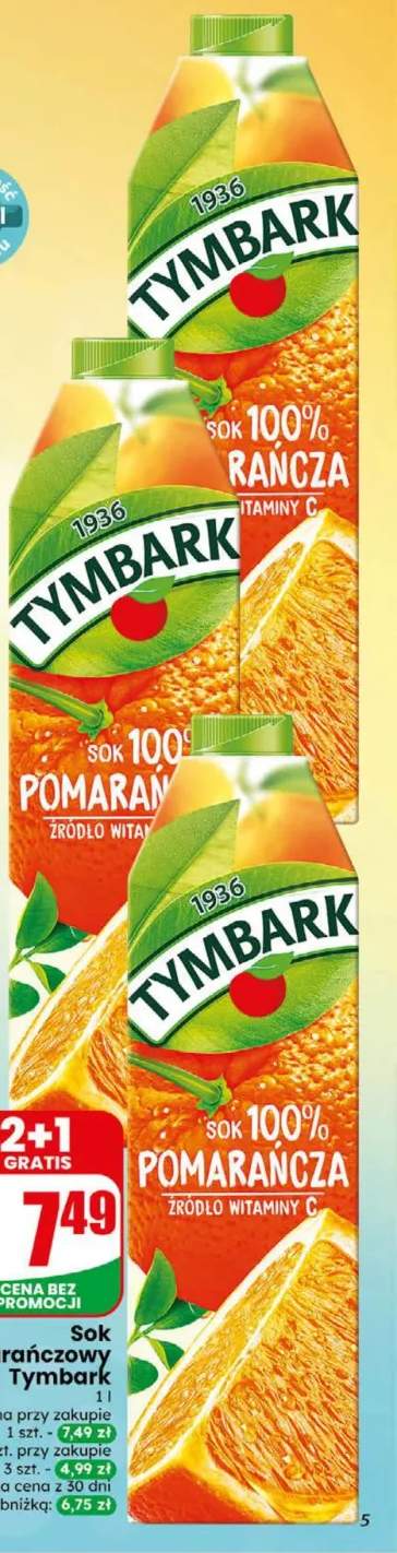 Sok pomarańczowy Tymbark
