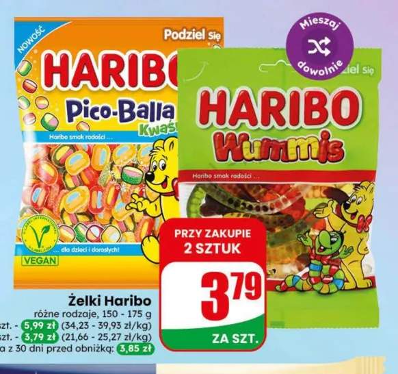 Żelki Haribo Pico-Balla +1 wariant