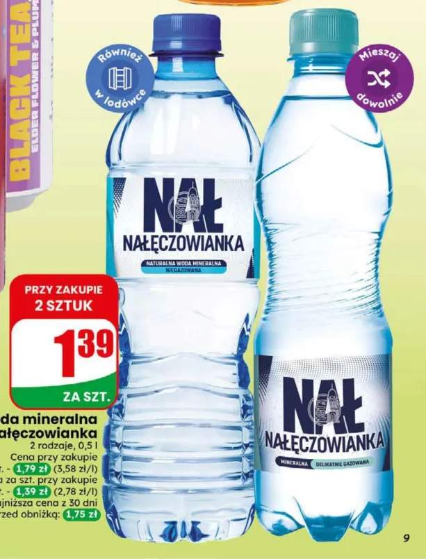 Woda mineralna niegazowana Nałęczowianka +1 wariant