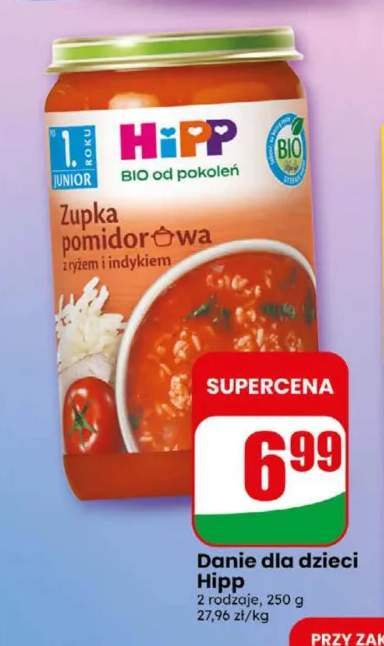 Danie dla dzieci HiPP