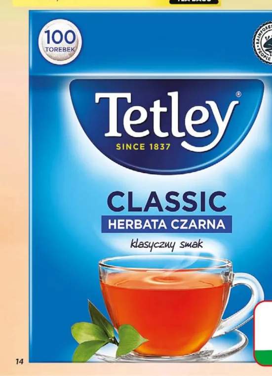Herbata czarna ekspresowa Classic Tetley