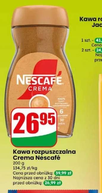 Kawa rozpuszczalna Crema Nescafé