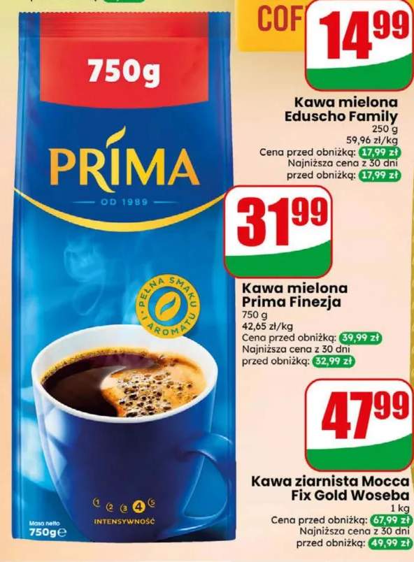 Kawa mielona Prima Finezja