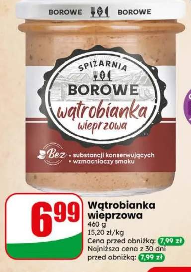 Wątrobianka wieprzowa Spiżarnia Borowe