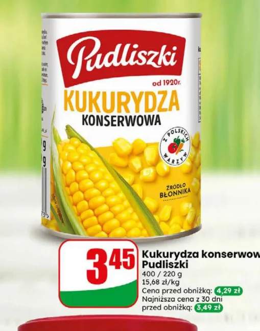 Kukurydza konserwowa Pudliszki