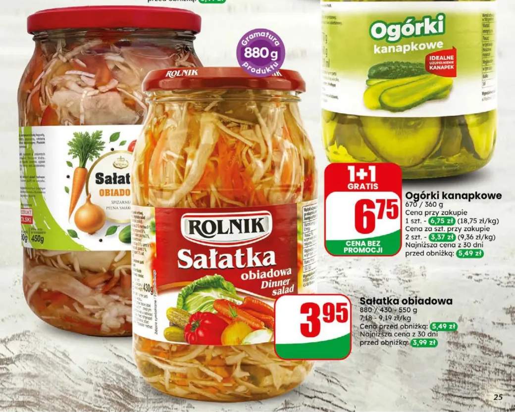 Sałatka obiadowa Rolnik