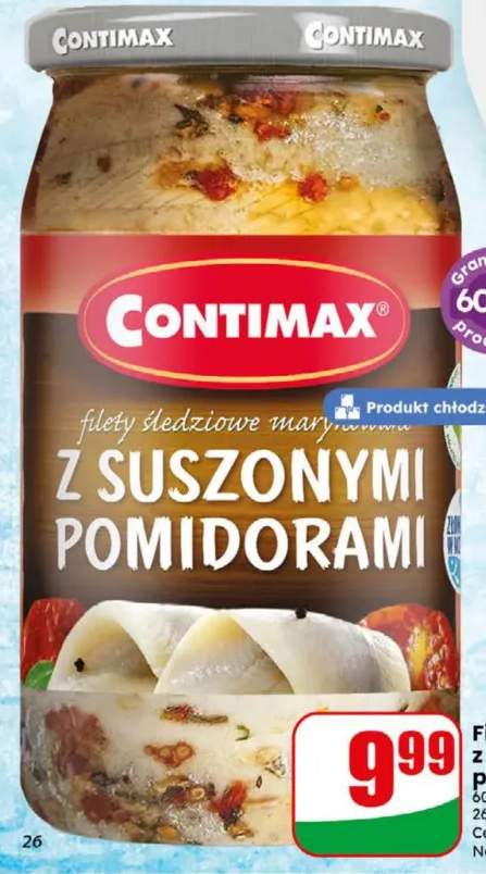 Filety śledziowe z suszonymi pomidorami Contimax