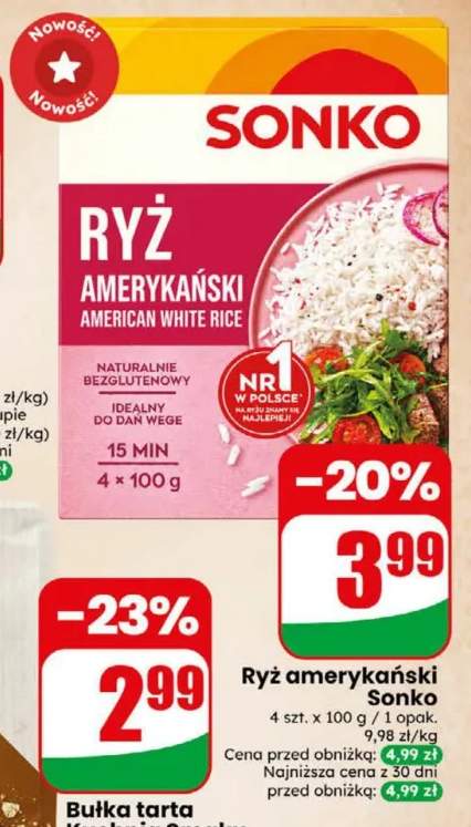 Ryż amerykański Sonko 4-pak