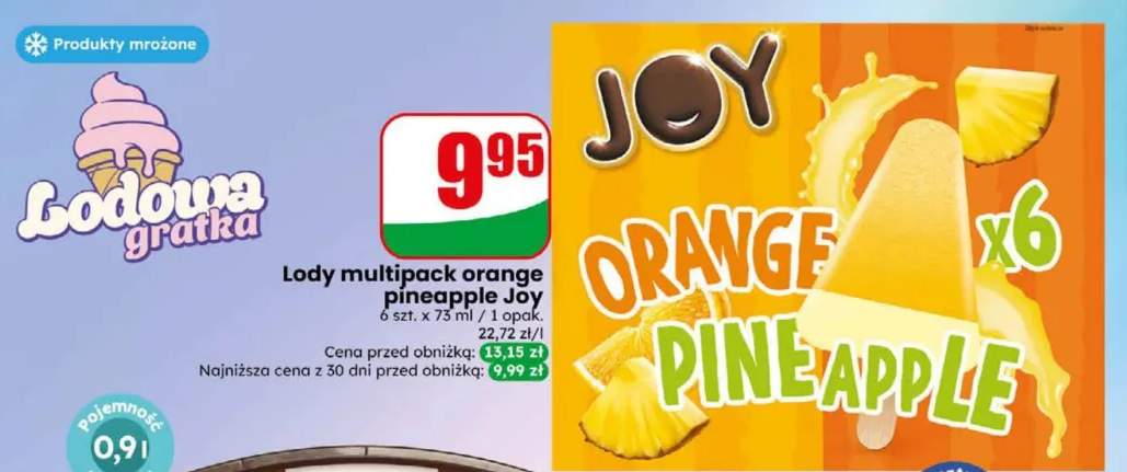 Lody 6-pak orange pineapple Joy