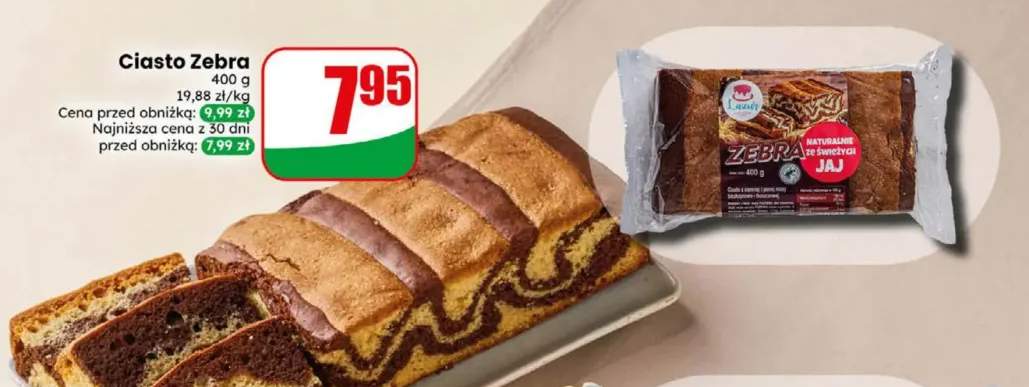 Ciasto Zebra Lazur