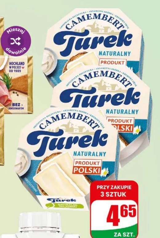 Ser pleśniowy camembert naturalny Turek