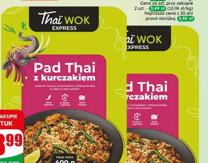 Pad Thai z kurczakiem Thai Wok