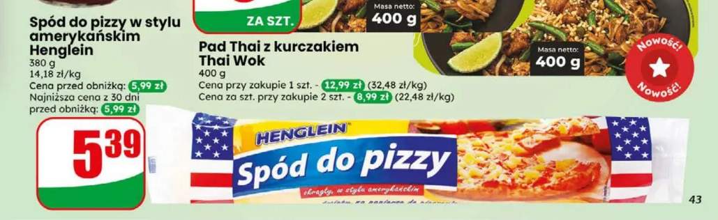Spód do pizzy w stylu amerykańskim Henglein